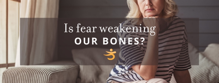 Bones weakened by fear