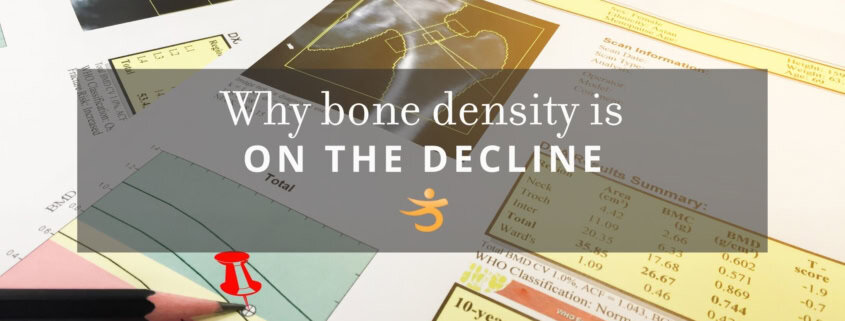 Decline of bone density