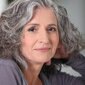 Portrait of a woman with salt and pepper hair