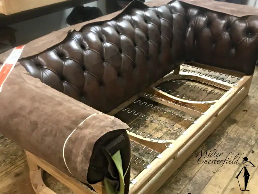 chesterfield vering herstellen
