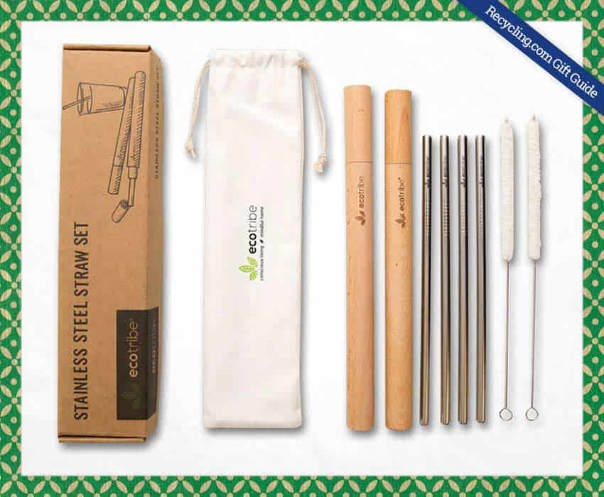 Travel Cutlery Set Zero Waste Utensils W/box and Bag Eco Friendly,  Reusable, Portable Stainless Steel Flatware W/ Chopsticks & Straws. 