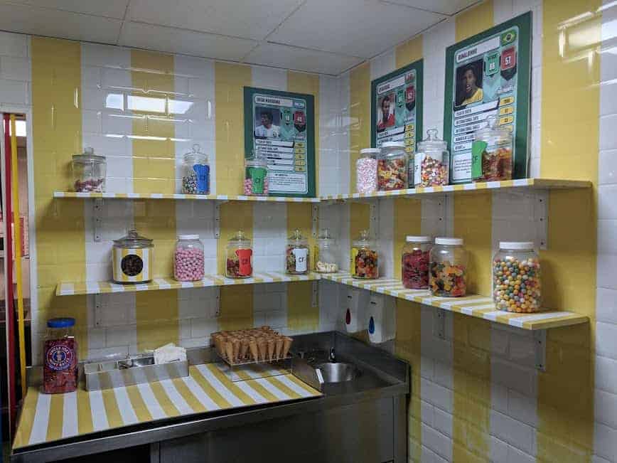 sweet shop at hotel football