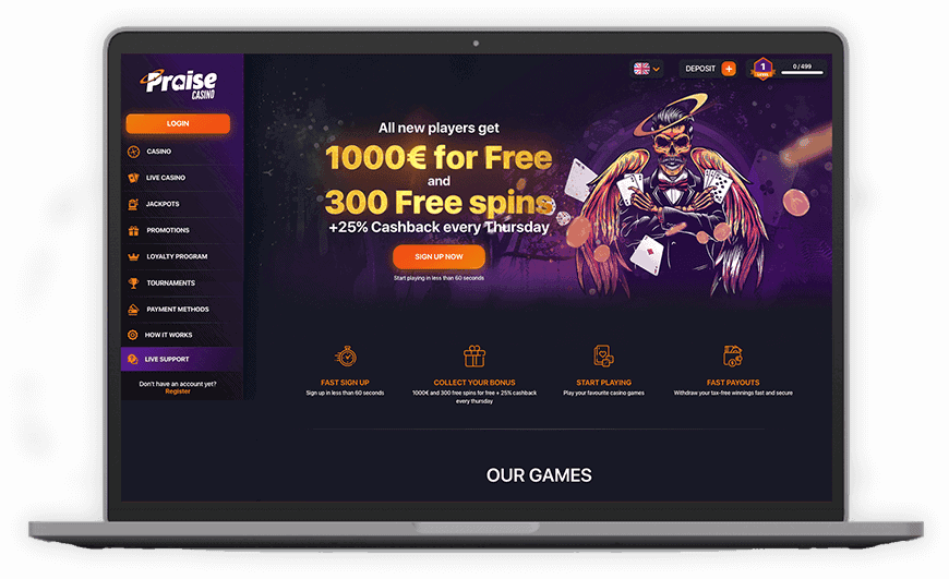 Praise Casino Full Review 