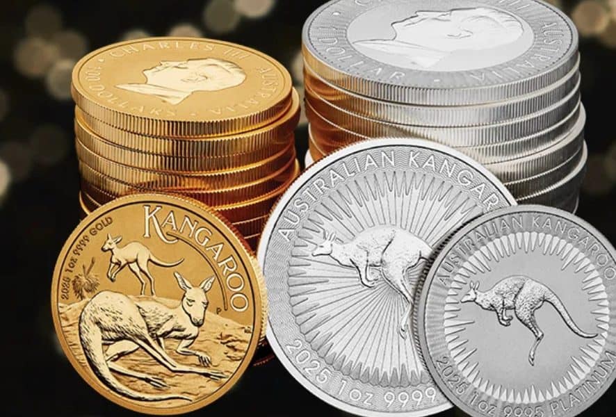 Känguru-Münze, Goldmünze, Silbermünze