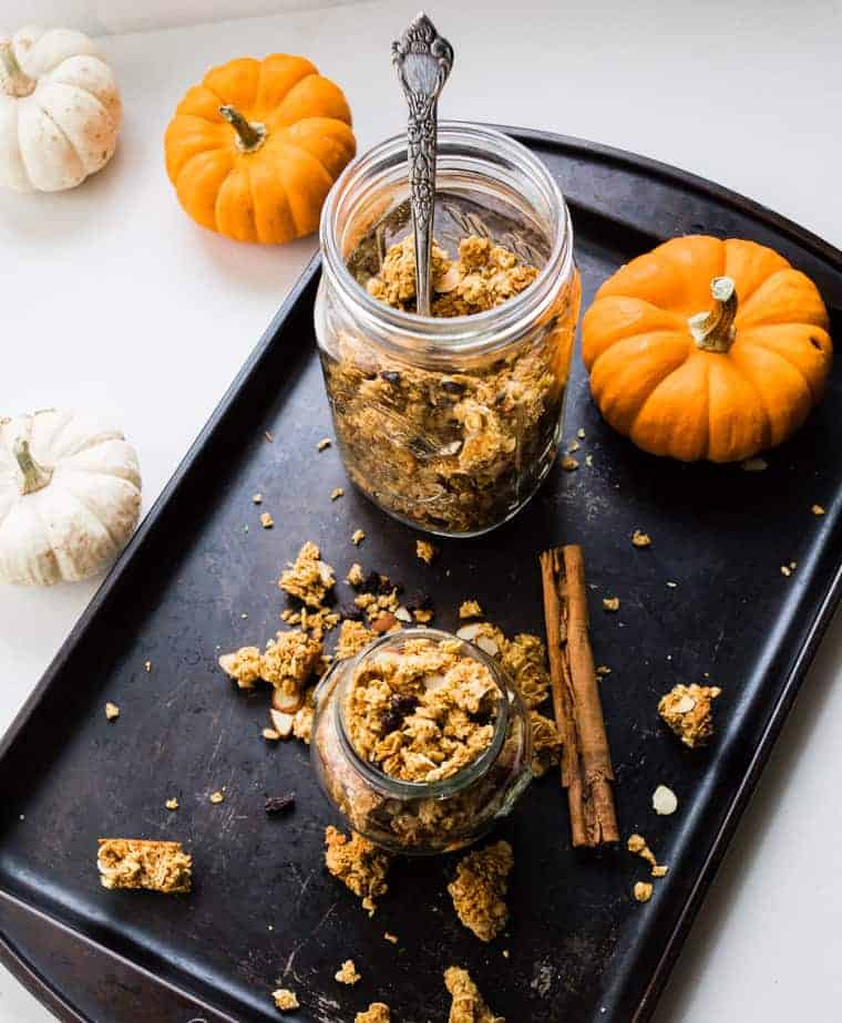 Spiced Pumpkin Butter Granola