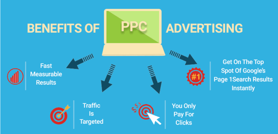 A rocket launching into the sky, symbolizing the immediate and rapid traffic generation that is a key benefit of PPC marketing
