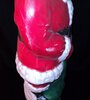 Grand Venture 38" Santa with Toy Soldier Christmas Blow Mold Right Side Closeup View