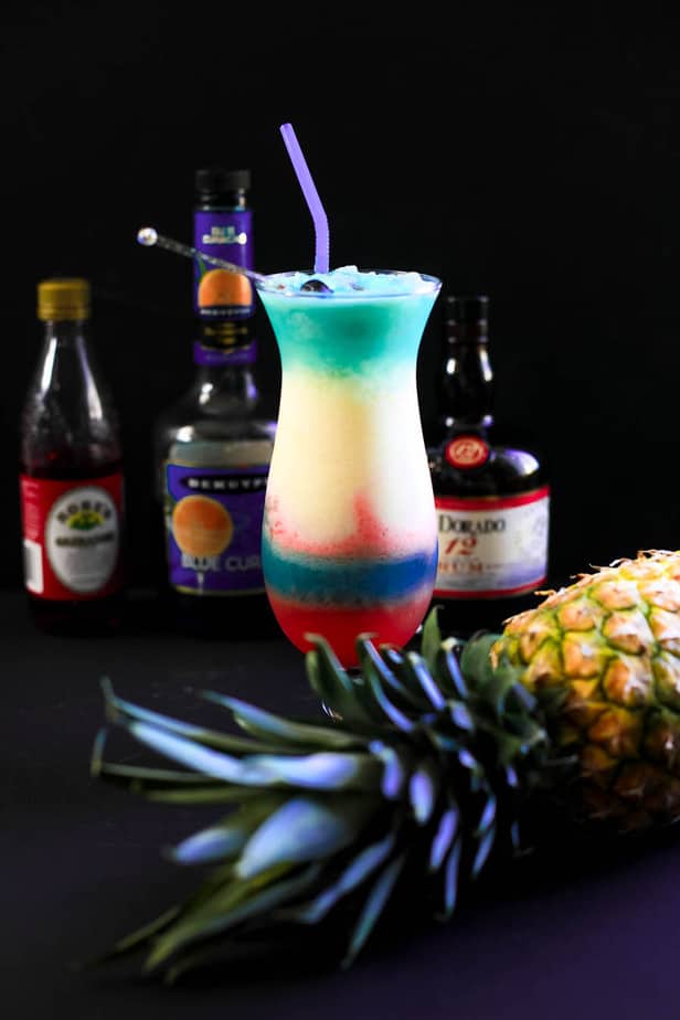 Red White Blue Pina Colada