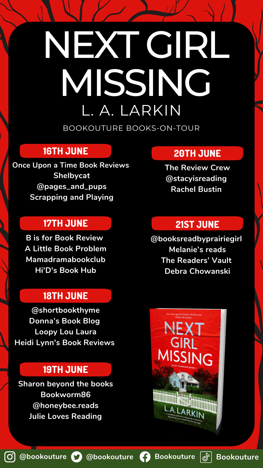 Next Girl Missing by LA Larkin - Book Review