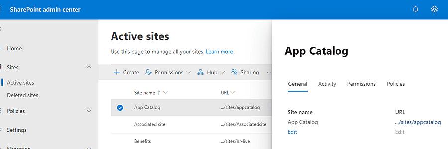 App Catalog 
