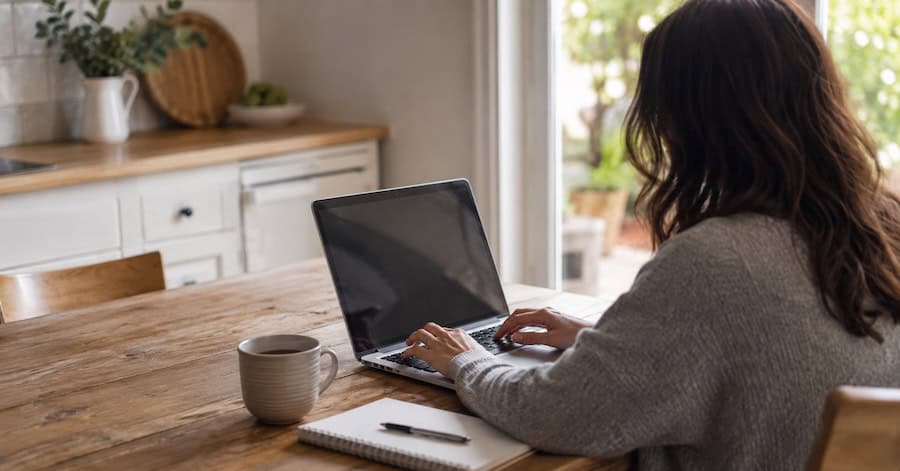 Homebuyer checking a property address in the San Diego Unified School Finder