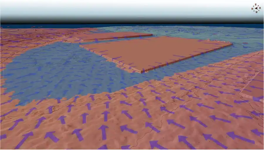 Drainage Flow Exhibit - Water Simulation 1