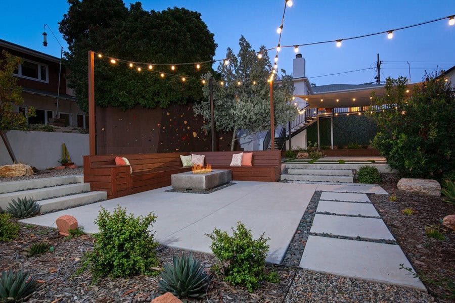 2344 Commonwealth Ave - Backyard Evening View