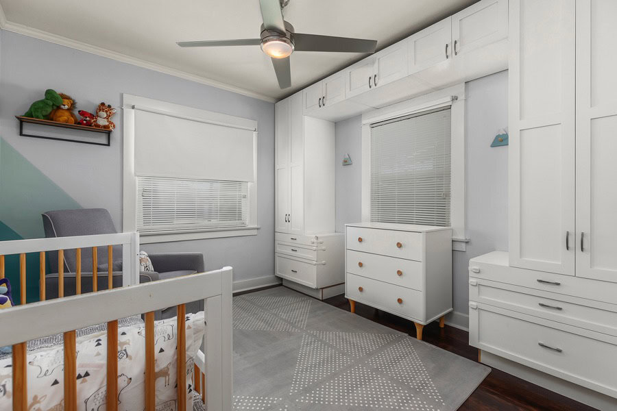2632 Madison Avenue - Second Bedroom with Lots of Built in Cabinets