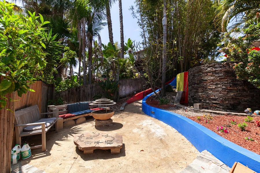 2619 Montclair St - Backyard Firepit in the Morning