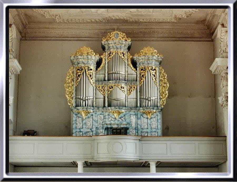 Órgano Jürgen Ahrend de la Iglesia Jesuita de Porrentruy, Suiza - Grabación del Integral de Bach por Cristina García Banegas