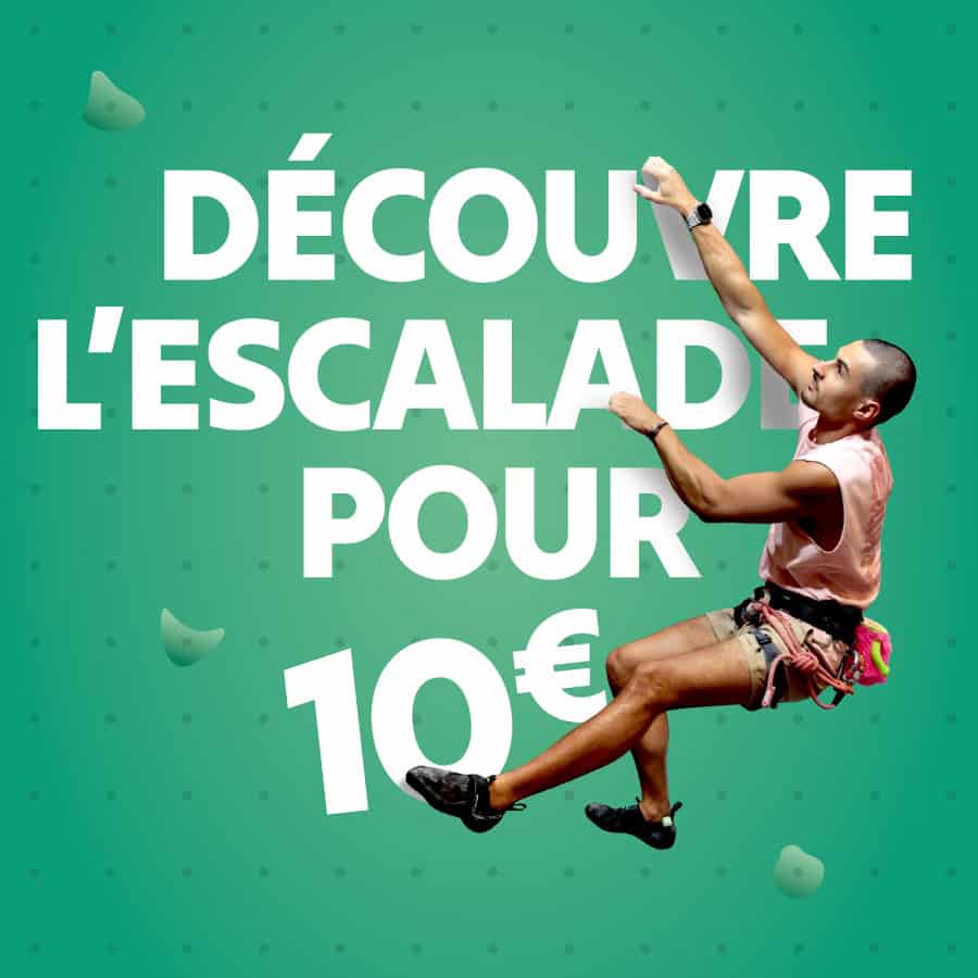 Cours découverte escalade à 10 € - Climb Up