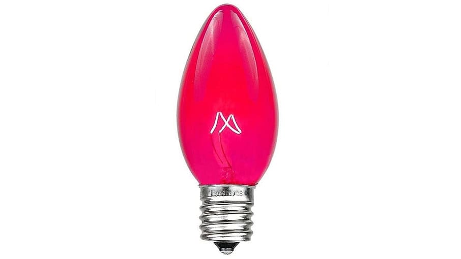 C9 Transparent Pink Replacement Bulb