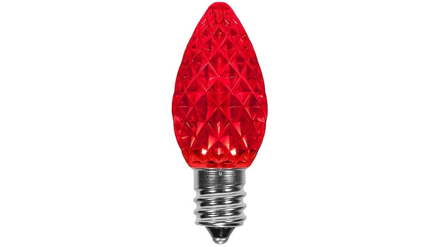 C7 LED Retrofit Red Steady Burn Bulb
