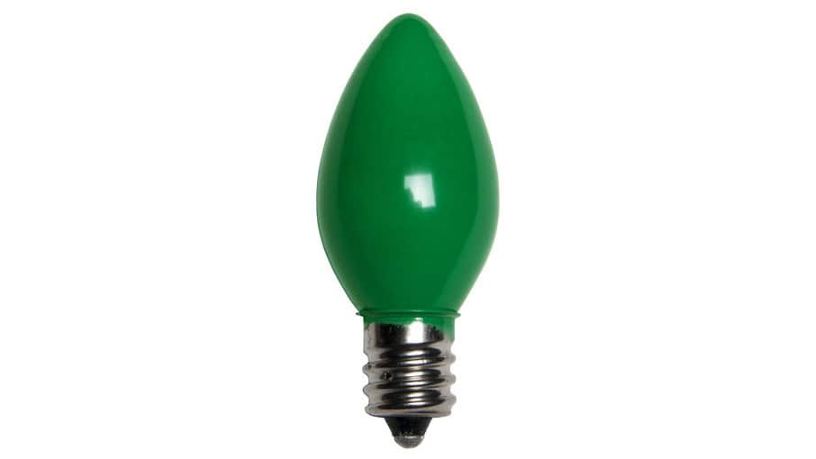 C7 Incandescent Ceramic Green Replacement Bulb