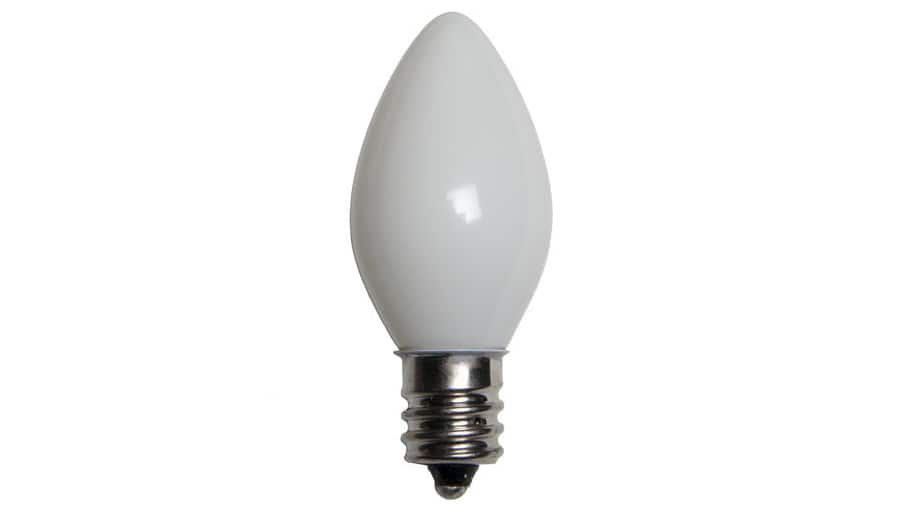 C7 Incandescent Ceramic White Replacement Bulb