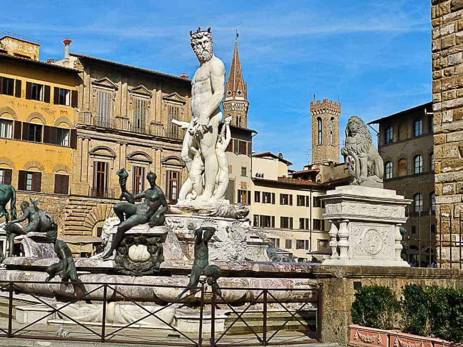 Neptune Fountain in Florence
