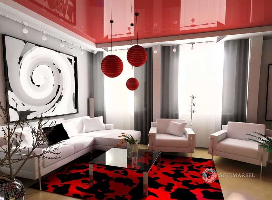 Sofimarsel_Spanndecke_rot