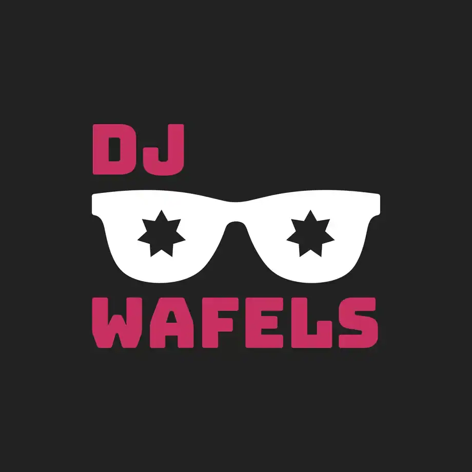 DJ Wafels / T-Shirt Black - Large (L)