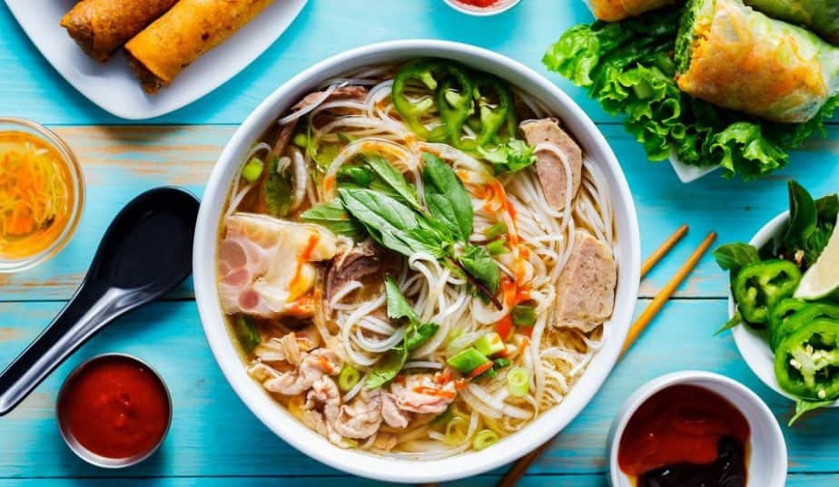 pho (noodle soup) in hanoi