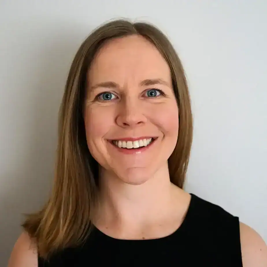Kathryn Mancewicz, a smiling speech therapist.