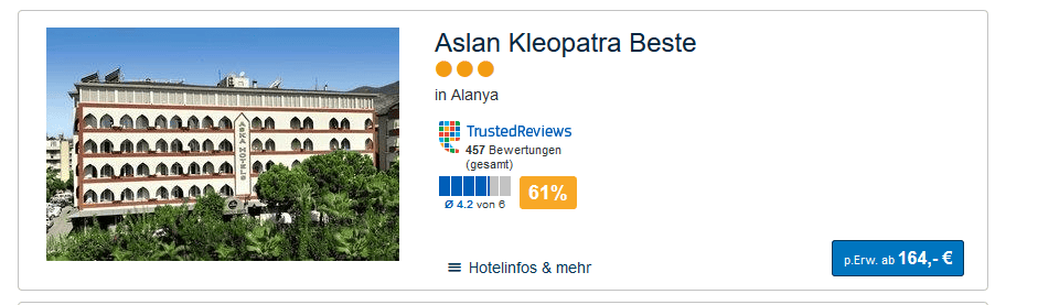 Screenshot Deal All Inclusive Urlaub in Alanya Screenshot Deal All Inclusive Urlaub in Alanya