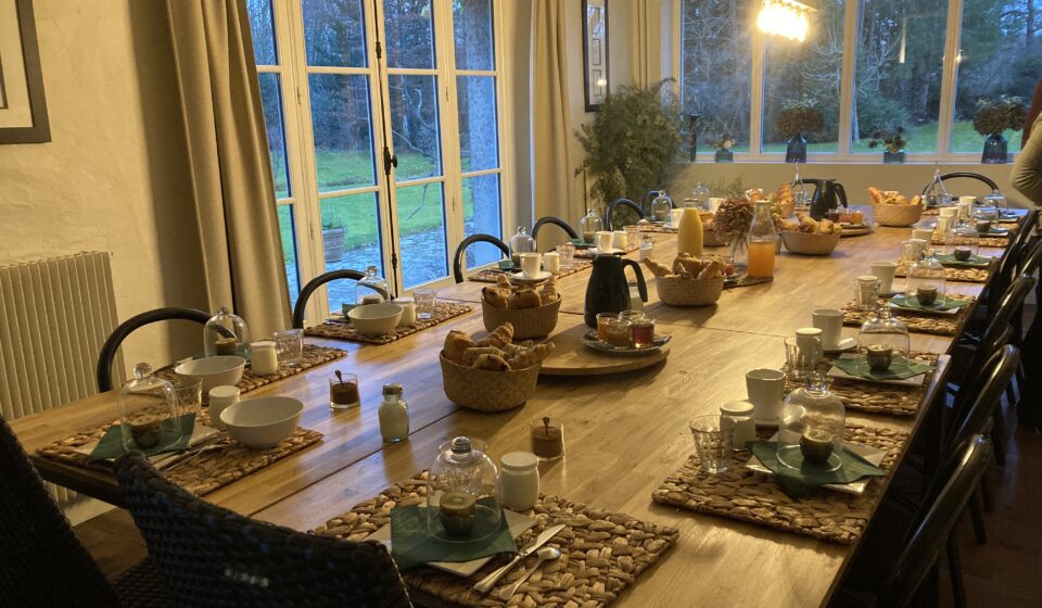 week-end à la campagne entre amis