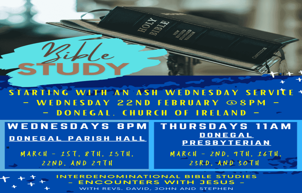 Bible Study March 2023 Diary Dates