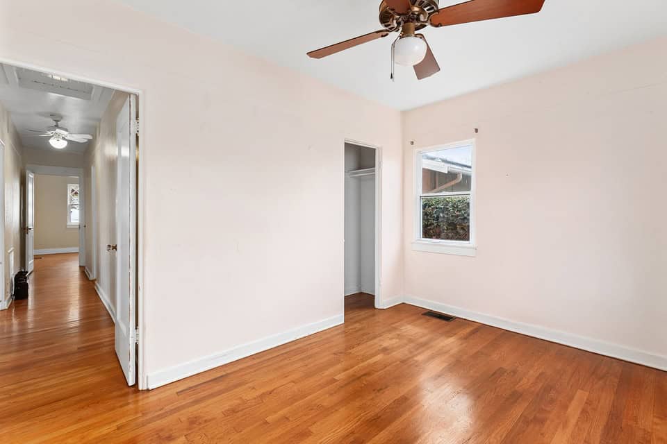 3530 Park Villa Drive - Area of the House with Storage, Ceiling Fan, A Window and Hardwood Floors