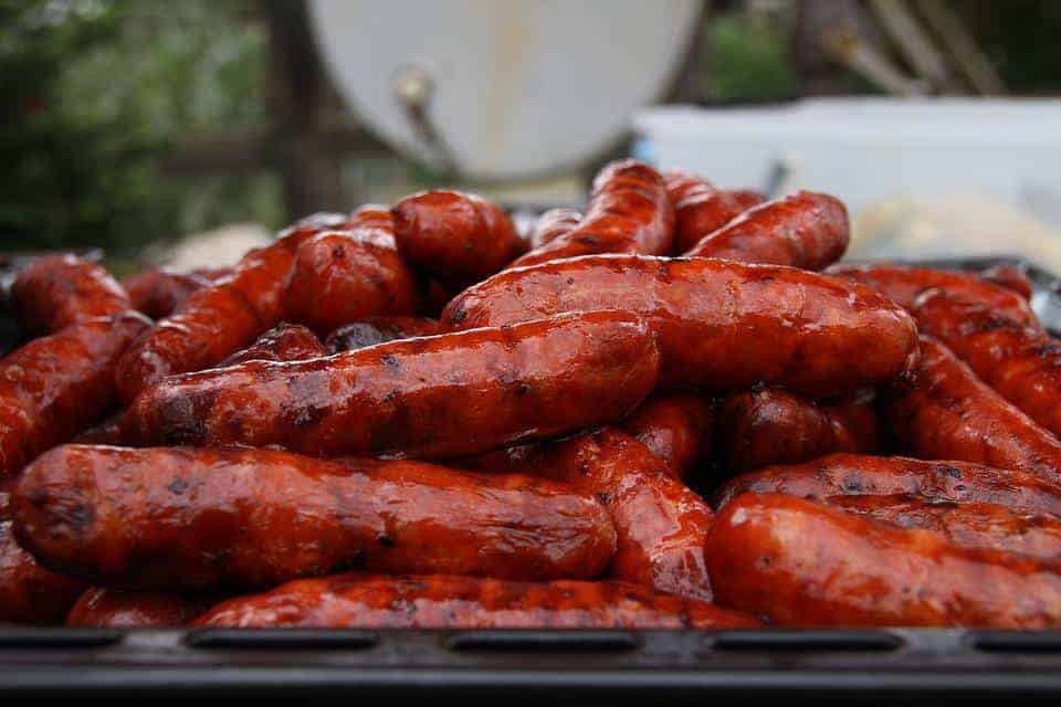 Grilled kielbasa.