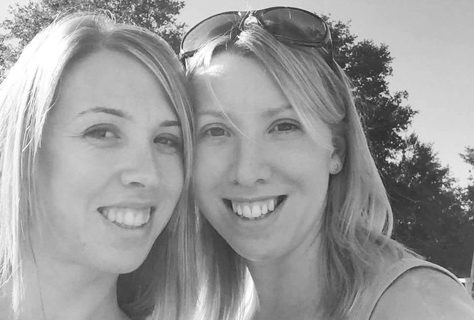 my sister and me. Endometriosis blog