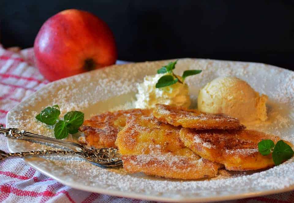 Apple pancakes.