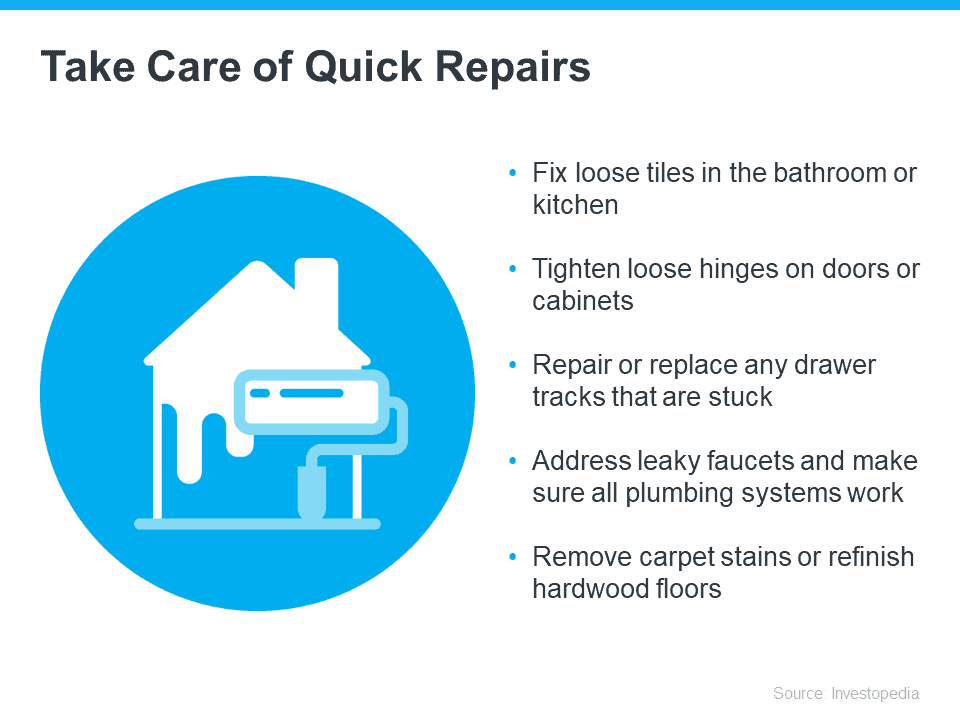 Taking Care of Quick Repairs Infographic