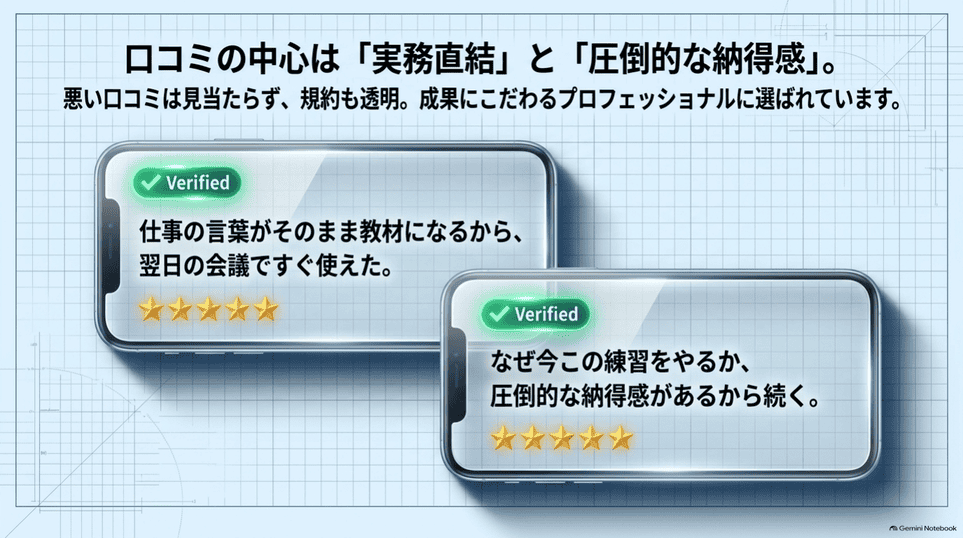 ReSparkの口コミで評価される実務直結の教材と学習への納得感
