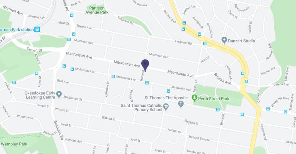 Map to T-Shirts Australia