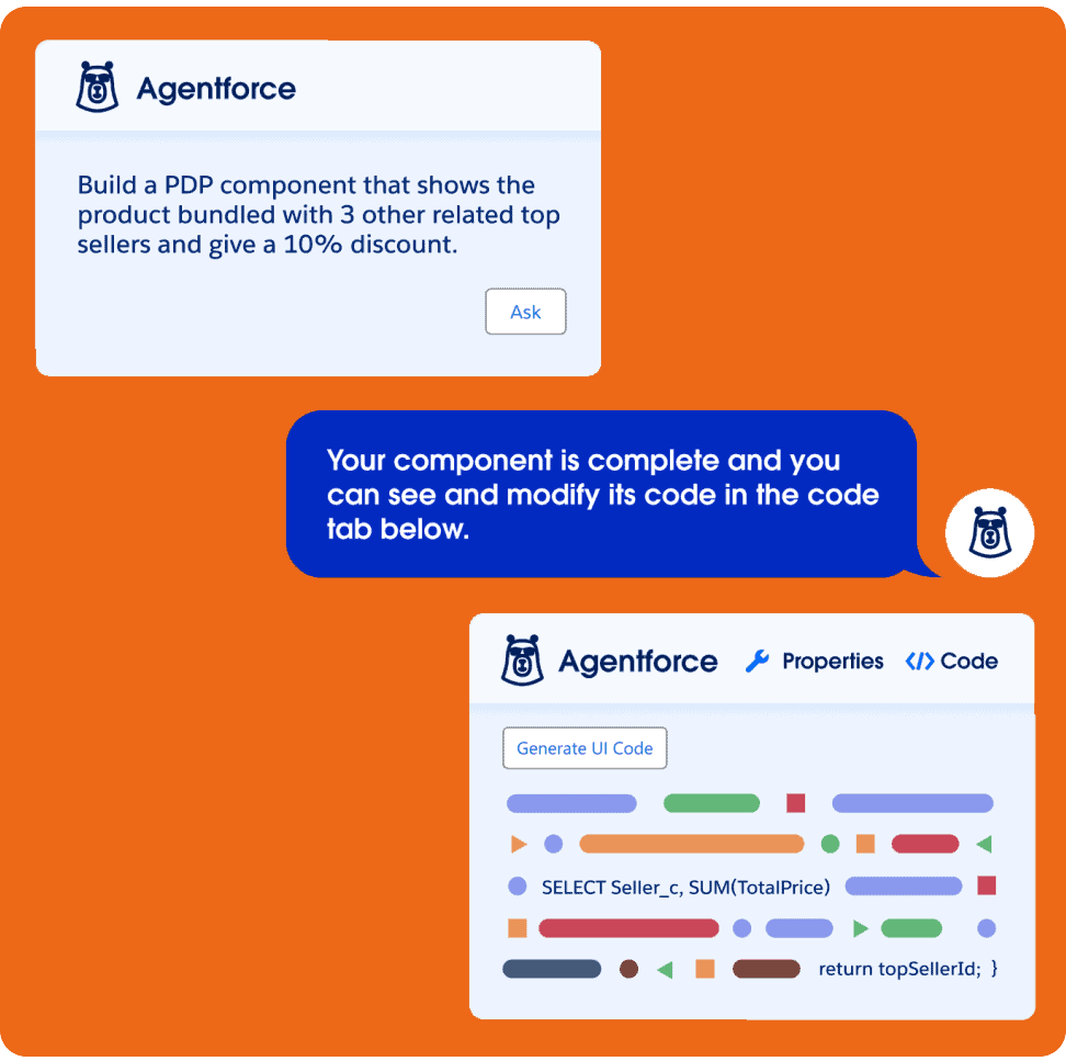 Agentforce Vibes - Vibe Coding example from Salesforce