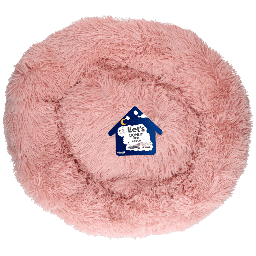 Zachte roze honden- en kattenmand, perfect voor comfortabel rusten.