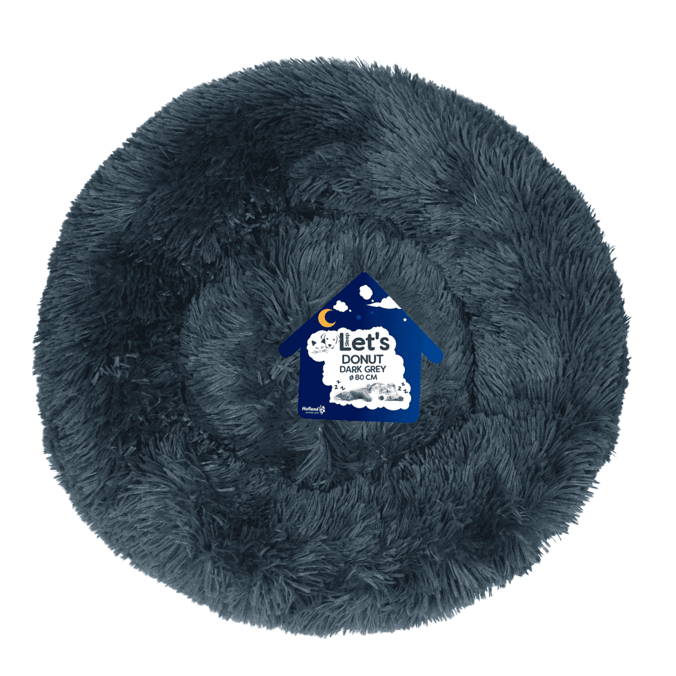 Zwart grijs dierenmand voor huisdieren.