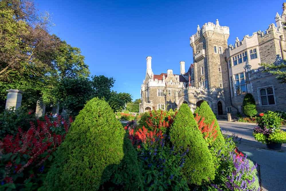 Casa Loma mansion and garden in midtown Toronto