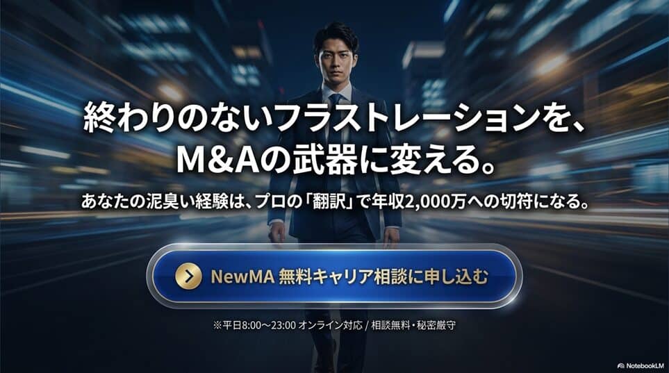 NewMA（ニューマ）まとめ：M&A業界への挑戦は「本物の伴走者」を選ぶことから始まる