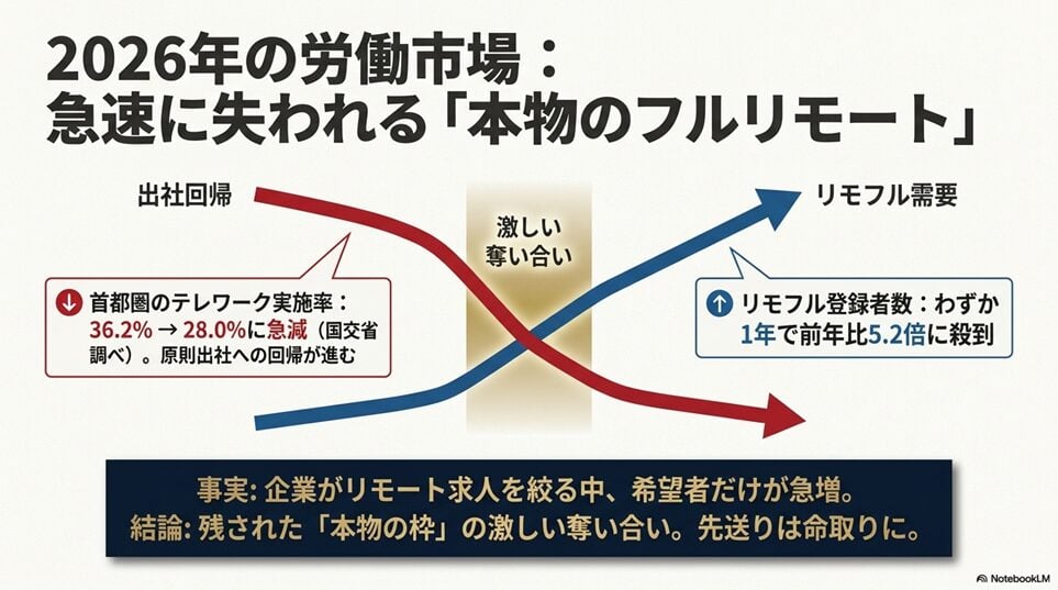 なぜ今Remoful（リモフル）に人が殺到しているのか｜2026年の労働市場の「歪み」