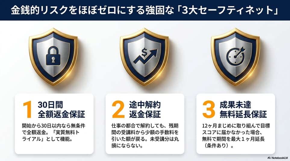 TORAIZ（トライズ）で失敗しないための「3大保証」とリスクヘッジ完全マップ