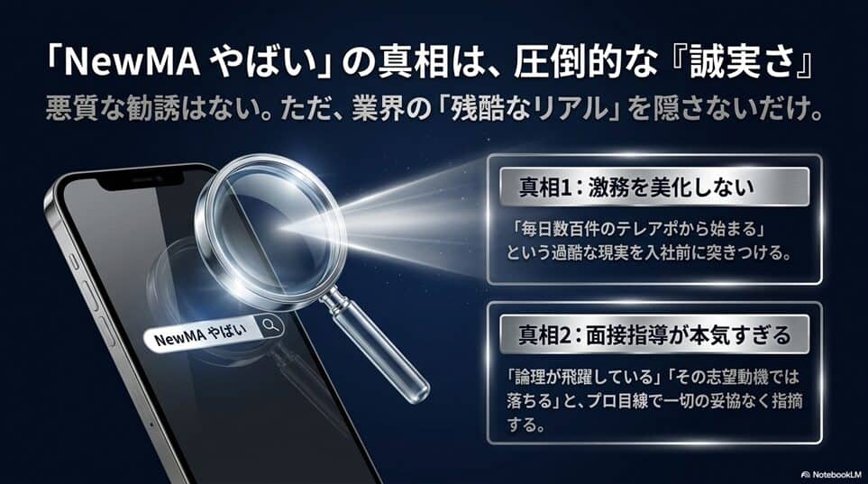 「NewMAやばい」「ひどい」という検索に隠された真相