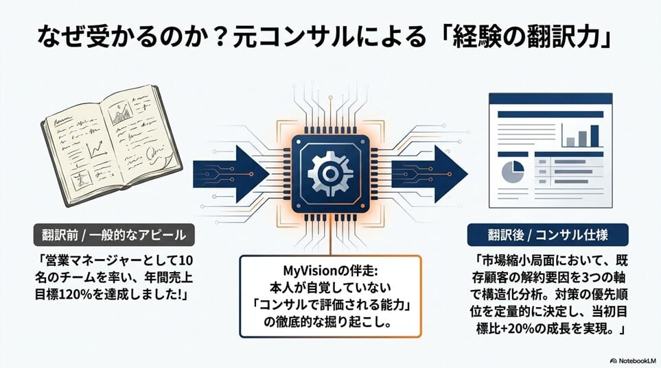 MyVisionの「良い評判・口コミ」が証明する圧倒的サポート品質「元コンサルタントによる「経験の翻訳力」が成功の鍵」
