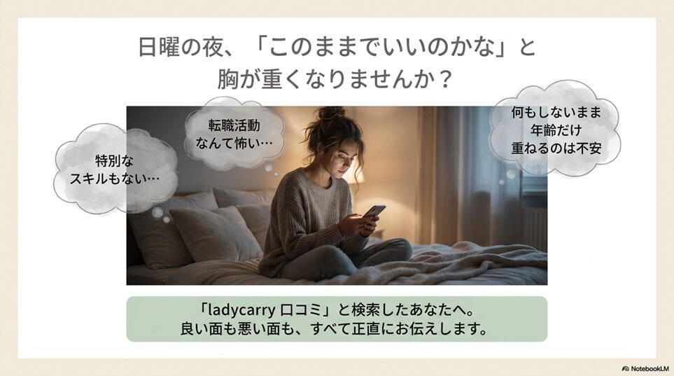 【2026年最新】LadyCarryの口コミは正直どう？悪い評判・料金・勧誘の不安に全部答えます